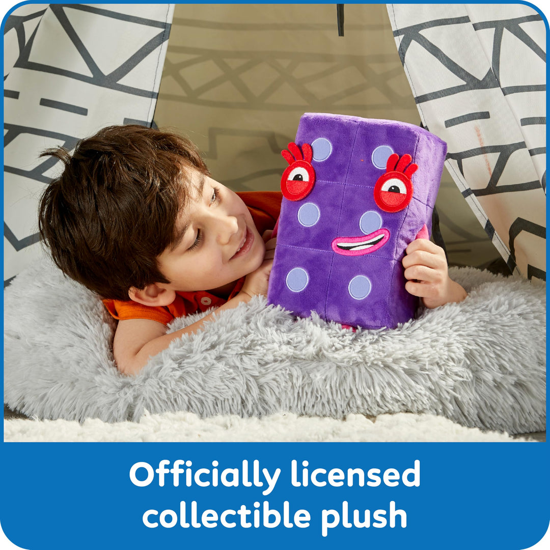 hand2mind Numberblock Six Playful Pal, Plush Figure Toys, Numbers for Toddlers, Cute Stuffies, Preschool Math Learning Toys, Stuffed Animal, Small Plushies, Counting Blocks, Birthday Gifts for Kids Retail $19.99