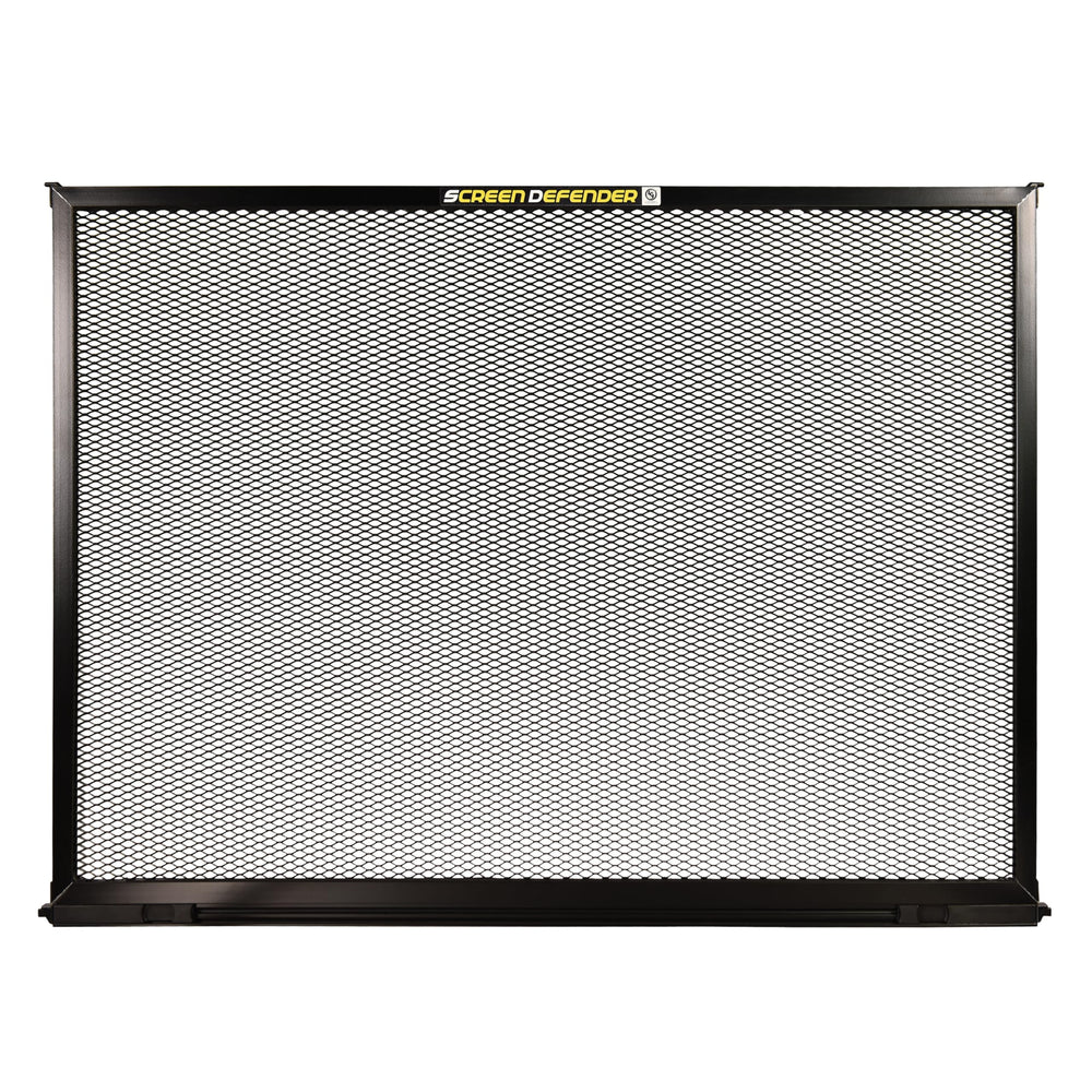 Lippert 28" Screen Defender RV Entry Door Protector Kit with Black Powder-Coated Aluminum for Pet Protection on Travel Trailers, 5th Wheel Campers and Motorhomes - 859793 Retail $87.66
