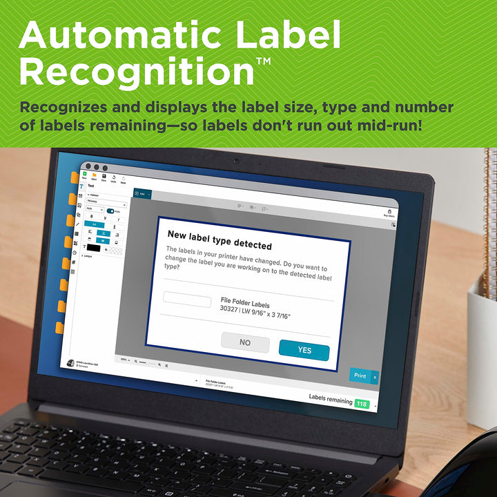 DYMO LabelWriter 550 Turbo Label Printer, High-Speed Direct Thermal Printing, Automatic Label Recognition, Prints Variety of Label Types Through USB or LAN Network Connectivity - Fast, Efficient Retail $146.40