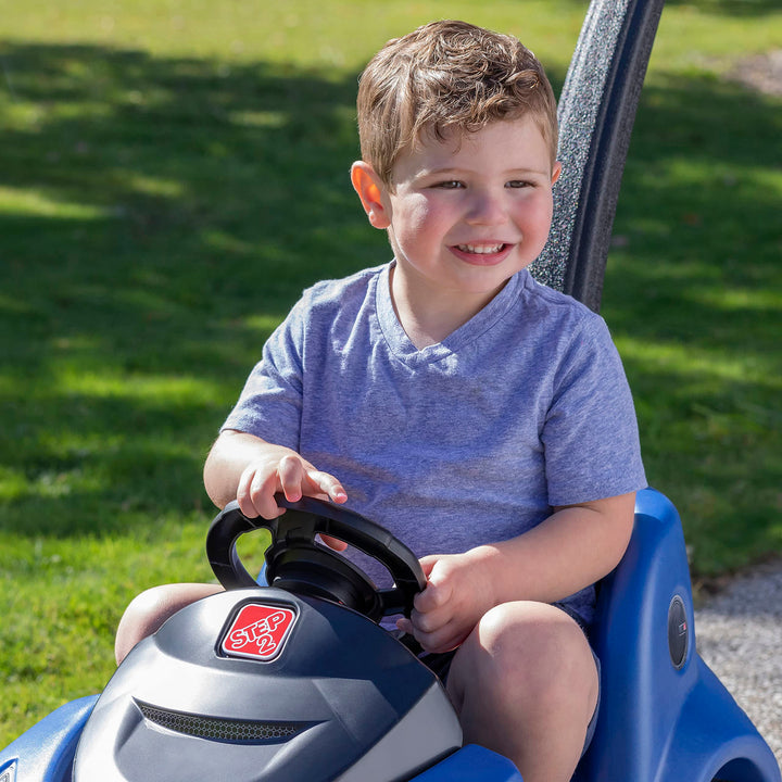 Step2 Push Around Buggy GT Kids Push Car, Ride On Toy, Stroller Substitute, Includes Seat Belt & Horn, Made of Durable Plastic, Max Weight 50 lbs., For Toddlers 1.5-3 Years Old, Red Retail $54.00