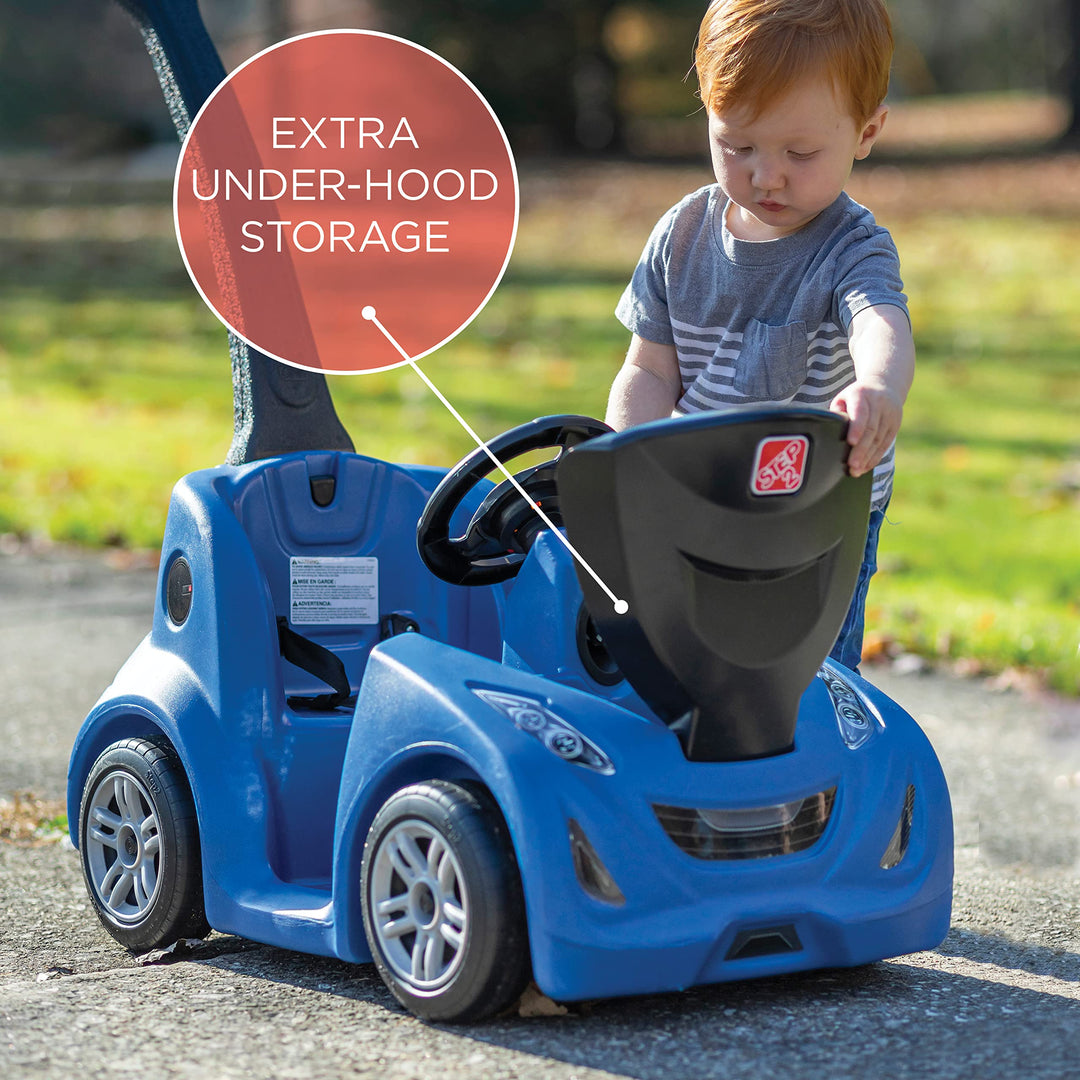 Step2 Push Around Buggy GT Kids Push Car, Ride On Toy, Stroller Substitute, Includes Seat Belt & Horn, Made of Durable Plastic, Max Weight 50 lbs., For Toddlers 1.5-3 Years Old, Red Retail $54.00