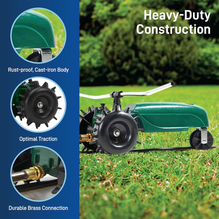 Orbit 58322 Traveling Tractor Water Sprinkler Retail $79.99