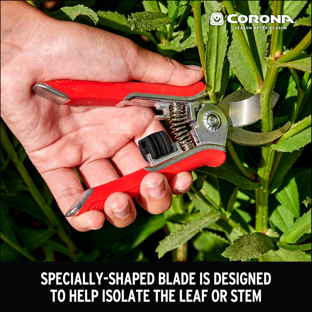 Corona BP 13623 Yard Essentials Houseplant Pruners, Red Retail $10.98