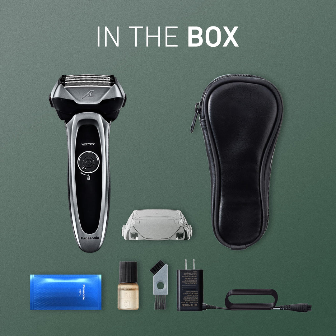 Panasonic ARC5 Electric Razor for Men with Pop-Up Trimmer, Wet/Dry 5-Blade Electric Shaver with Intelligent Shave Sensor and Multi-Flex Pivoting Head Ã¢â‚¬â€œ ES-LV65-S (Silver)