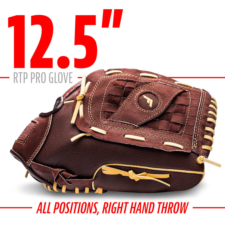 Franklin Sports RTP Pro Pigskin Baseball Fielding Glove - 12.5"
