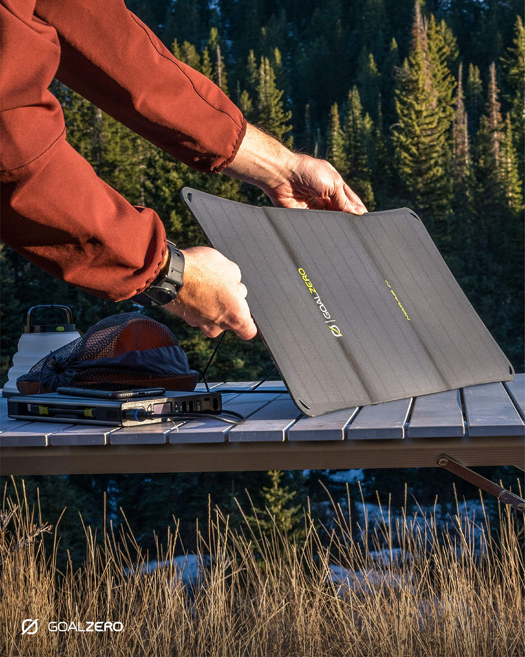 Goal Zero Nomad 20, Foldable Monocrystalline 20 Watt Solar Panel with 8mm + USB Port, Portable Solar Panel Charger. Lightweight 18-22V 20W Solar Panel Charger with Adjustable Kickstand Retail $149.95