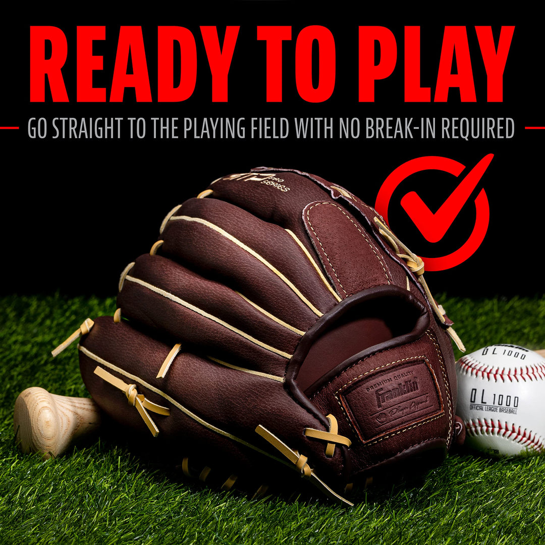 Franklin Sports RTP Pro Pigskin Baseball Fielding Glove - 12.5"