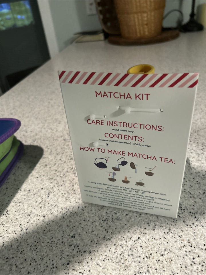 Matcha Kit Whisk 3 Piece New