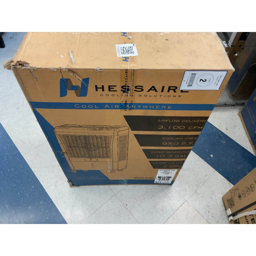 Hessaire MC37MT Evaporative Cooler - 3100 CFM, 10.3 Gallon Capacity