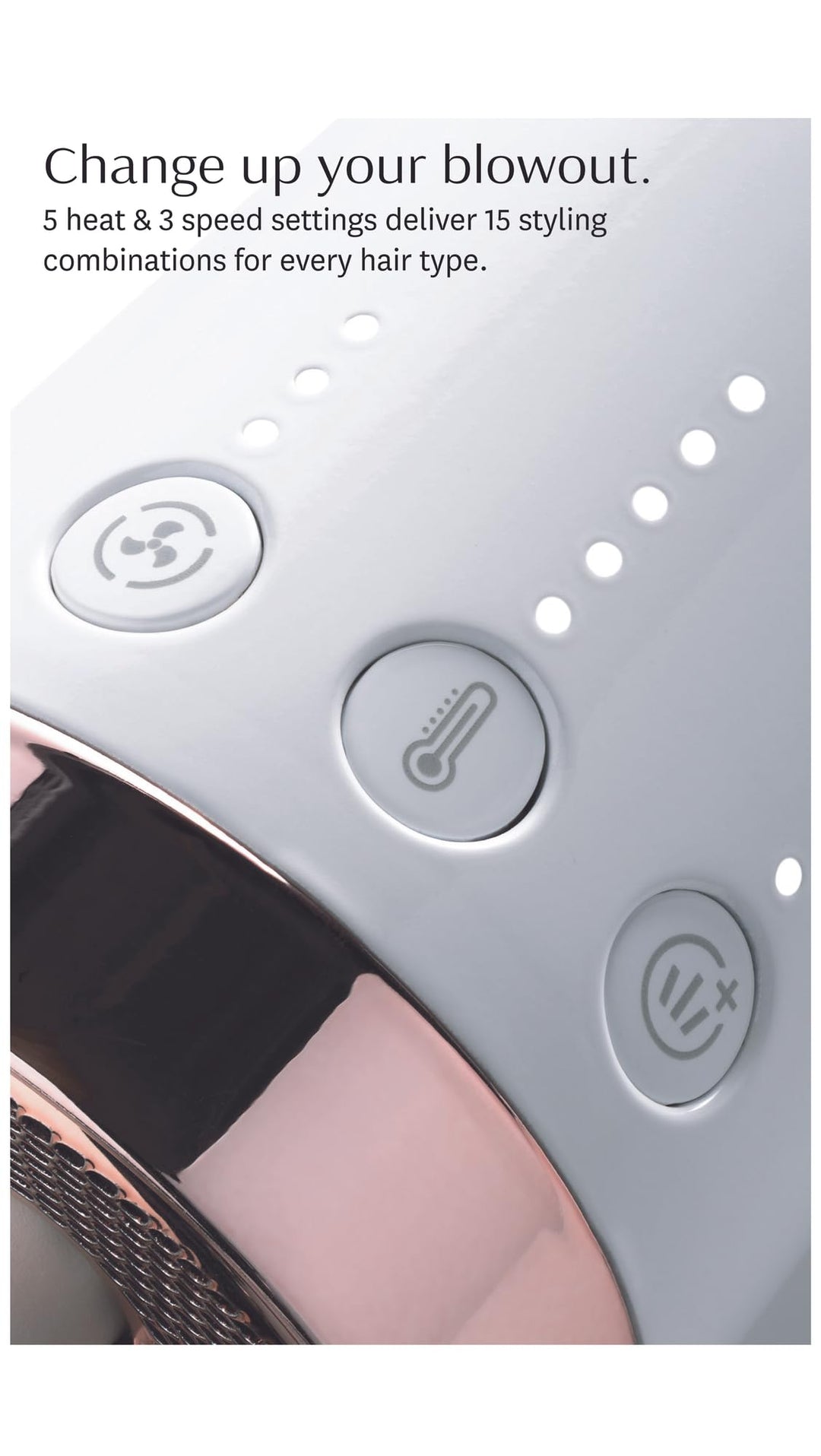 T3 AireBrush Duo Interchangeable Hot Air Blow Dry Brush with Two Attachments Includes 15 Heat and Speed Combinations, T3 IonFlow Technology, Volume Booster Switch, Lock-in Cool Shot