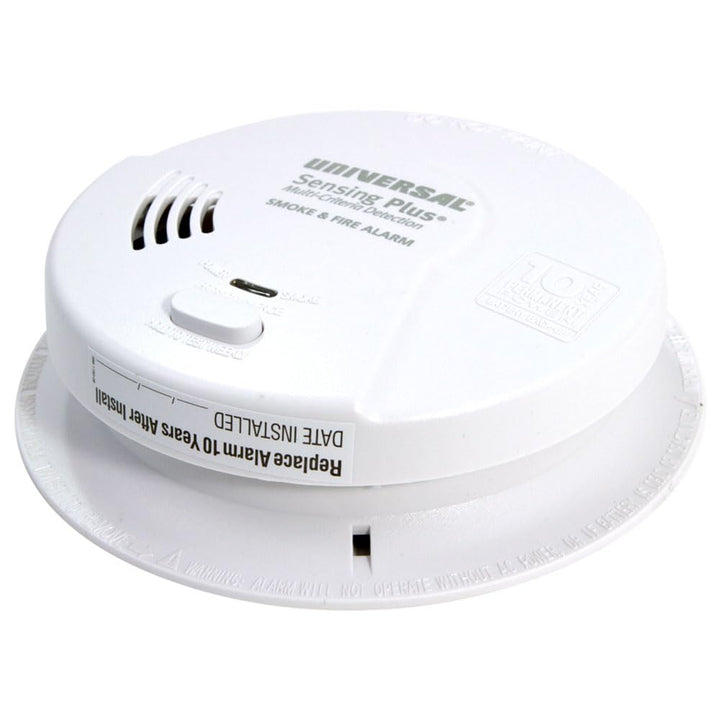USI AMI1061SB Sensing Plus Multi Criteria Hardwired Smoke & Fire Alarm with 10 Year Battery Backup