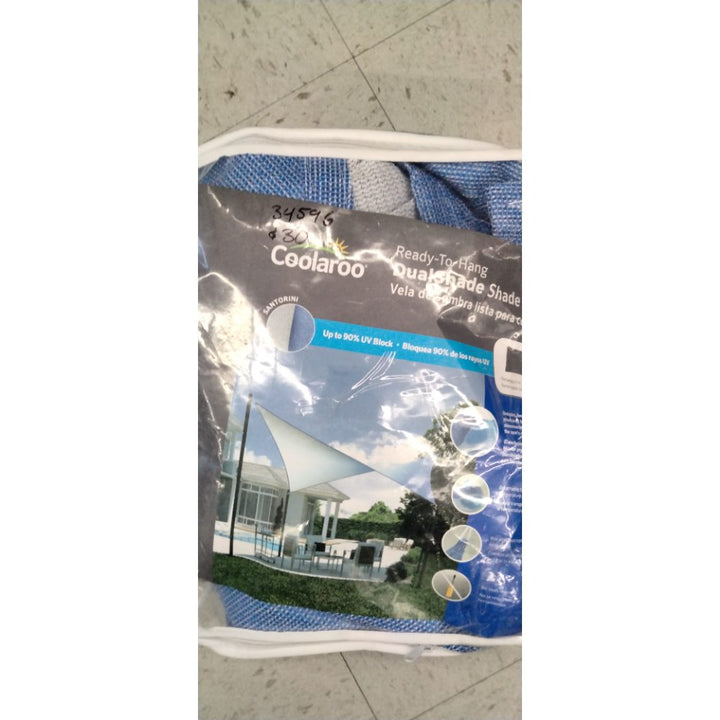 Coolaroo Dualshade Shade Santorini, Ready-to-Hang, UV Block