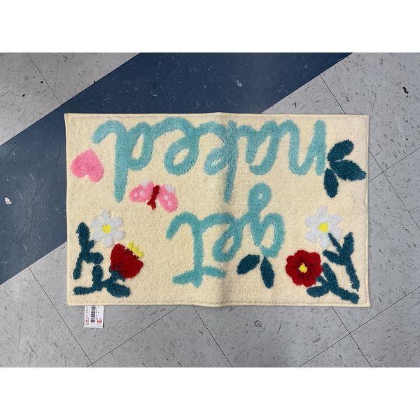 Get Naked Floral Bath Mat, Floral Design