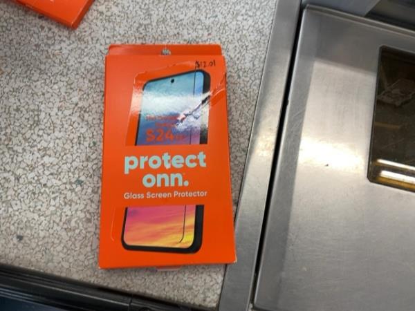 onn. S24 Glass Screen Protector Retail $12.00