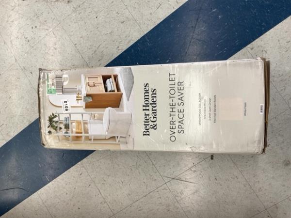 Better Homes & Gardens Over-The-Toilet Space Saver - Springwood Collection, 3-Shelf, White Finish Retail $115.00