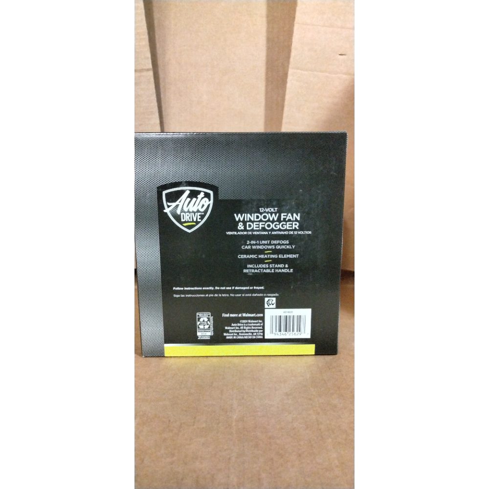 AutoDrive 12-Volt Window Fan and Defogger with Stand. Fits All Cars, Trucks, RV,