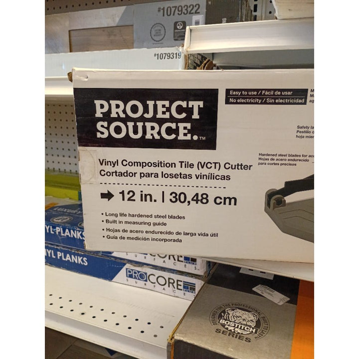NEW Vinyl Composition Tile Cutter VCT Project Source Model 250 1522 12 Inch