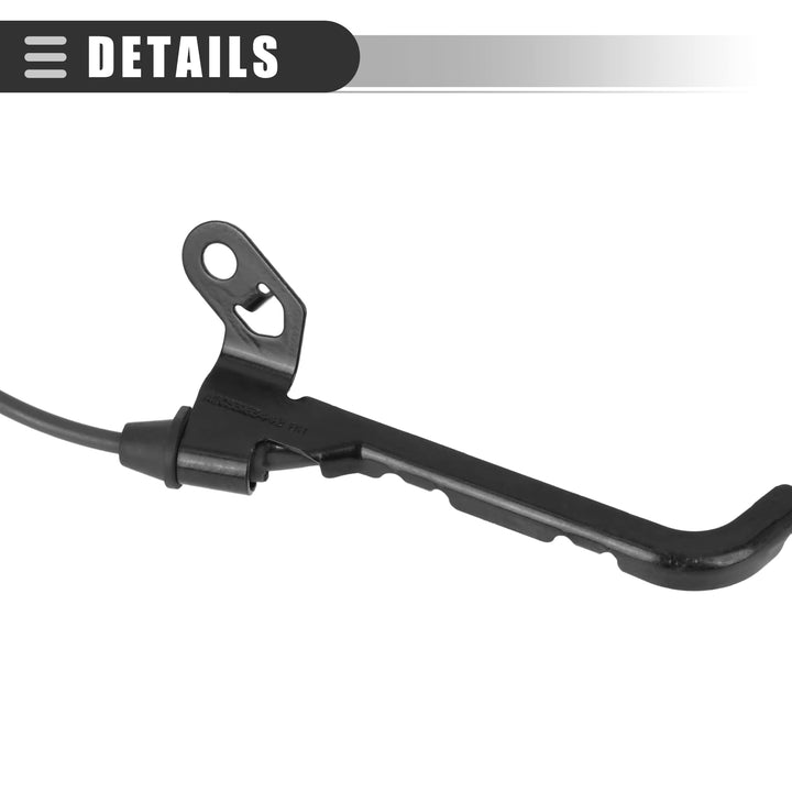 Motoforti ABS Wheel Speed Sensor, for Acura MDX 2007-2013, Plastic, Metal, 57450-STX-A01, Black