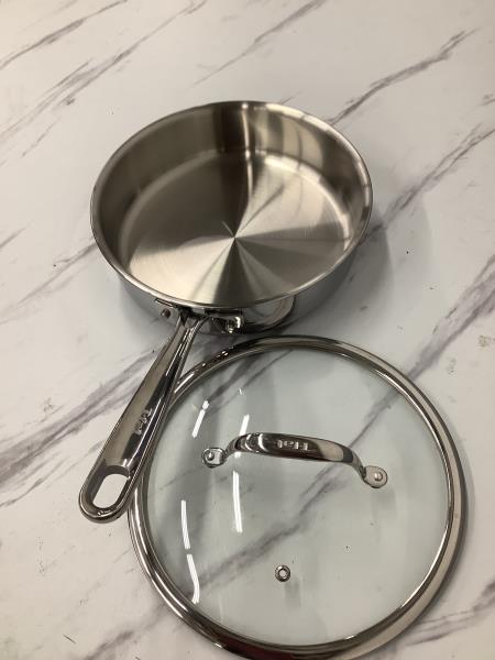 T-fal Stainless Steel Saucepan with Glass Lid Retail $45.00