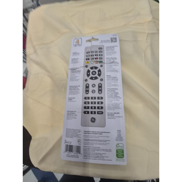 GE Universal Remote, Simplified Setup, Ergonomic Design