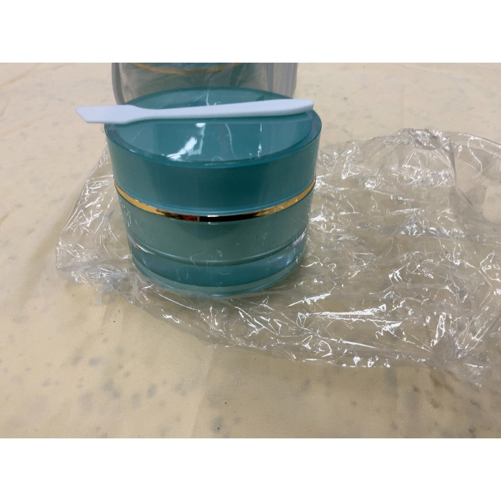 Travel Cream Jar Set - New, with Spatula