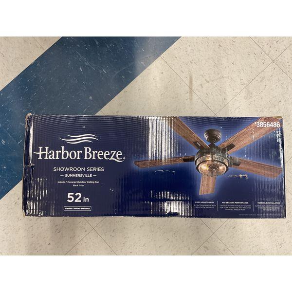 Harbor Breeze SUMMERSVILLE, Indoor/Covered Outdoor Ceiling Fan - 52 in