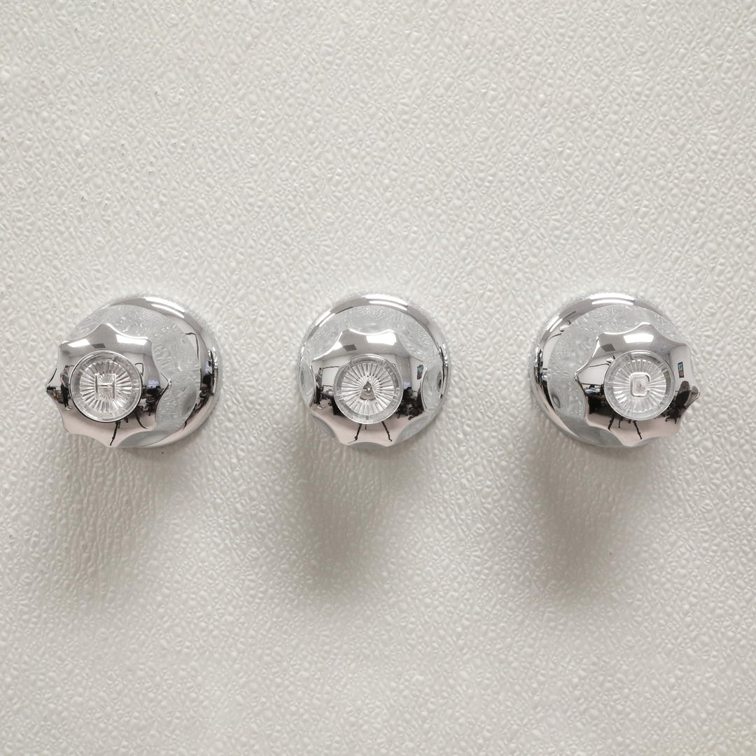 DANCO Bathtub and Shower 3-Handle Remodel/Rebuild Trim Kit for Gerber Faucets | Knob Handle | 11B-1H, 11B-1C, 11B-4D | Chrome (39617)