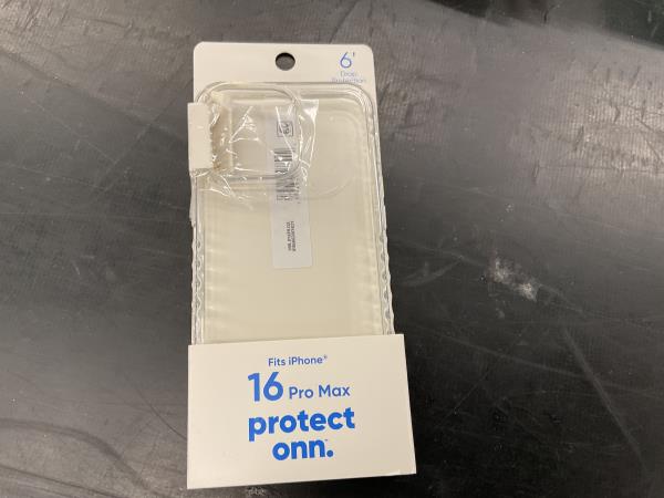 Onn. Fits iPhone 16 Pro Max Protect - Clear Retail $15.00