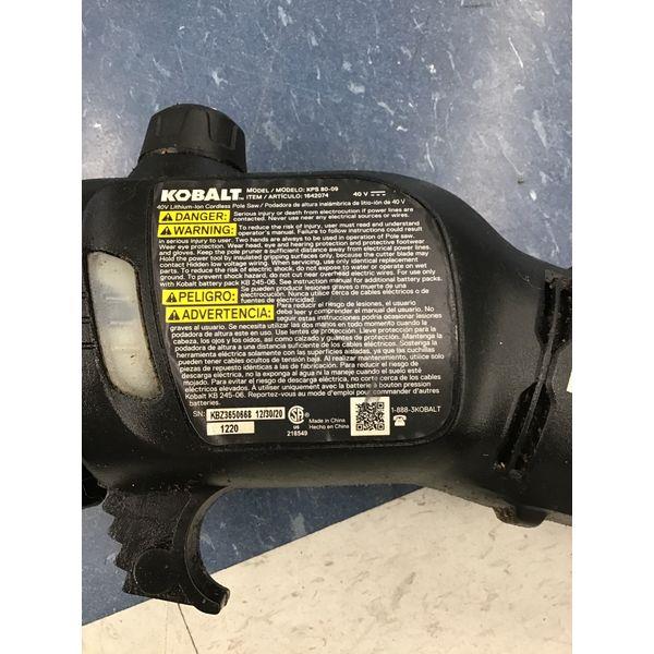 Kobalt Pole Saw XPB 50-09 - Cordless, Battery Powered Retail $140.00