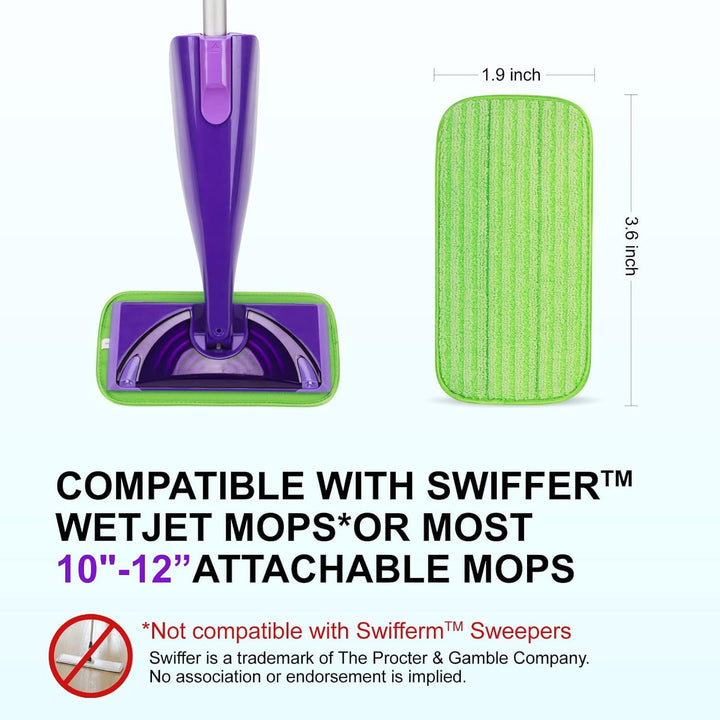 Star Maktion 3 Pack Rounded Corners Mop Pads Compatible with Swiffer Wet Jet Mops,Mop Pads for Wet & Dry Use Mop Pad Refills, Durable and Fitting for Home/Office Cleaning,Mop Replacement Heads Retail $13.00