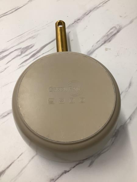 GreenPan Little Pot with Lid - Gold Handle Retail $45.00