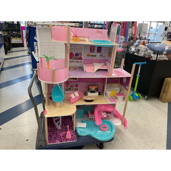 KidKraft Dollhouse - Grand Estate Mansion, Modern - Pink Retail $175.00