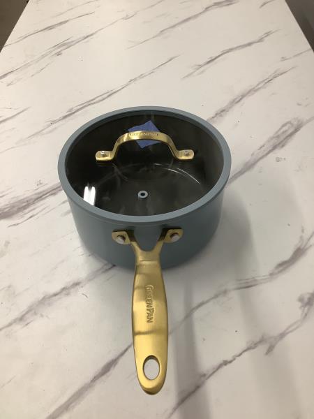 GreenPan Magneto 10-inch Ceramic Nonstick Saucepan with Lid - Grey Retail $75.00