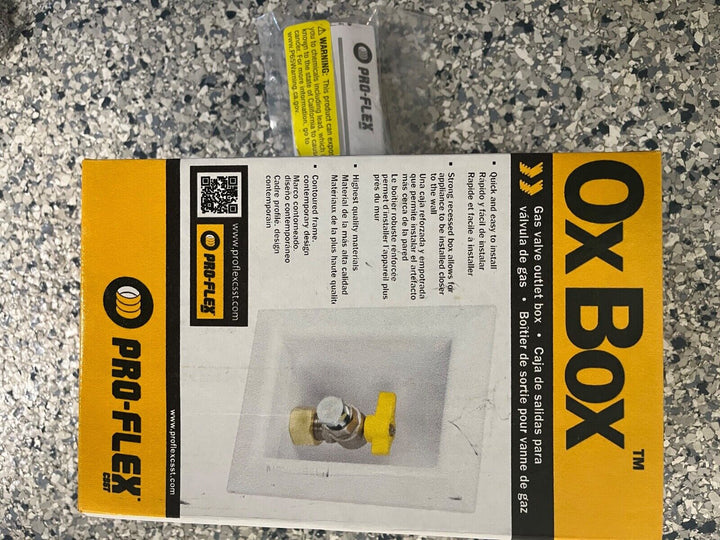 Pro-flex 1/2 in. White Gas Outlet Box Pf-696-1020gfc - All