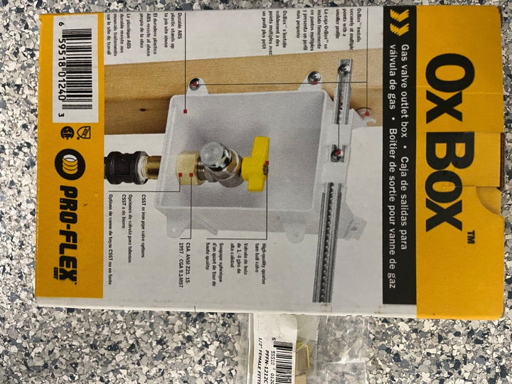 Pro-flex 1/2 in. White Gas Outlet Box Pf-696-1020gfc - All