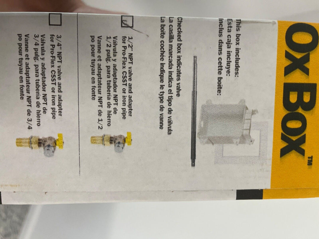 Pro-flex 1/2 in. White Gas Outlet Box Pf-696-1020gfc - All