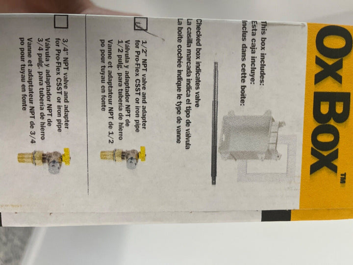 Pro-flex 1/2 in. White Gas Outlet Box Pf-696-1020gfc - All