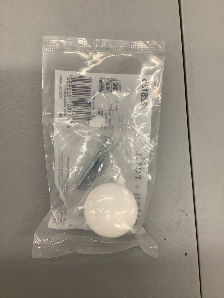 A+R 1.25IN(32MM) WHT RND POR KNOB