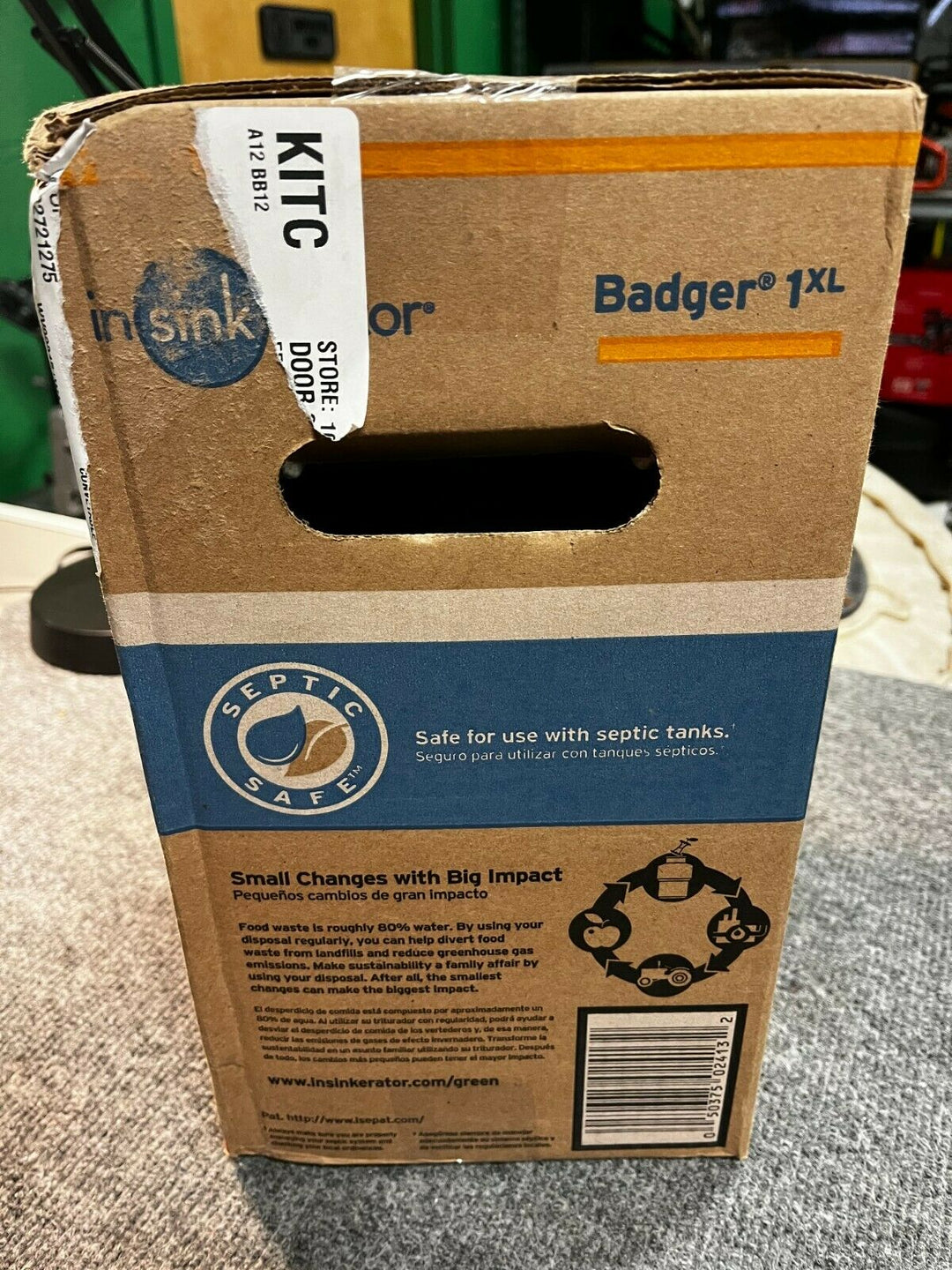 NEW InSinkErator Badger 1XL Garbage Disposal 1/3 HP Standard Series