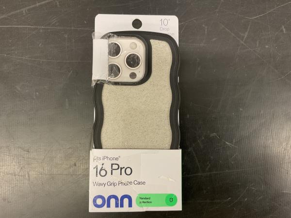 Onn. iPhone 16 wavy grip phone case Retail $12.98