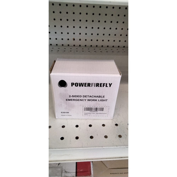 POWERFIREFLY 2-Sided Detachable LED Work Light, Cordless Emergency Light, Strobe Light, Mini Camping Lantern, Strong Magnetic Base, for Car Truck Boat, Multi-Purpose