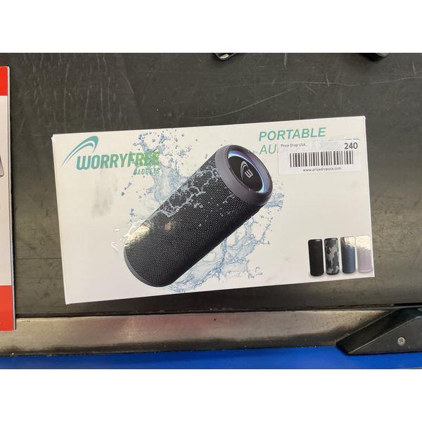 WorryFree Gadgets Portable AU, Bluetooth Speaker - Waterproof, Black Retail $35.00