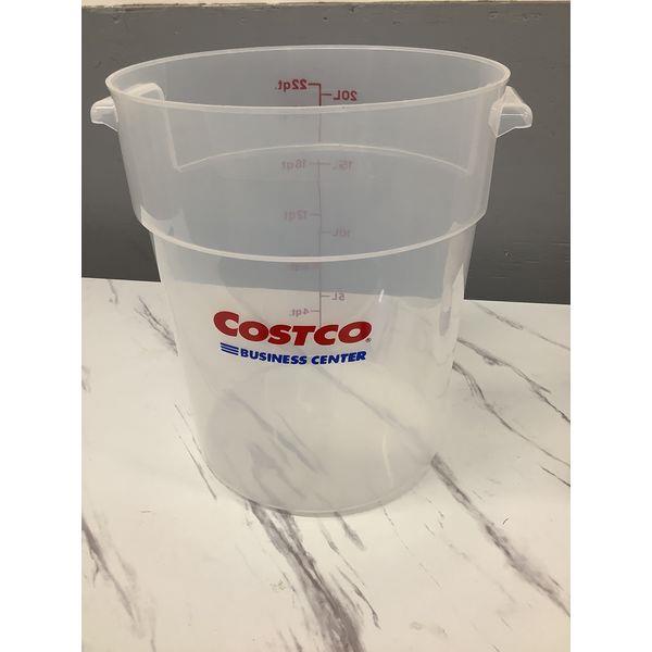 Costco Business Center Clear Graduated Food Storage Container - 22 Quart Retail $19.99
