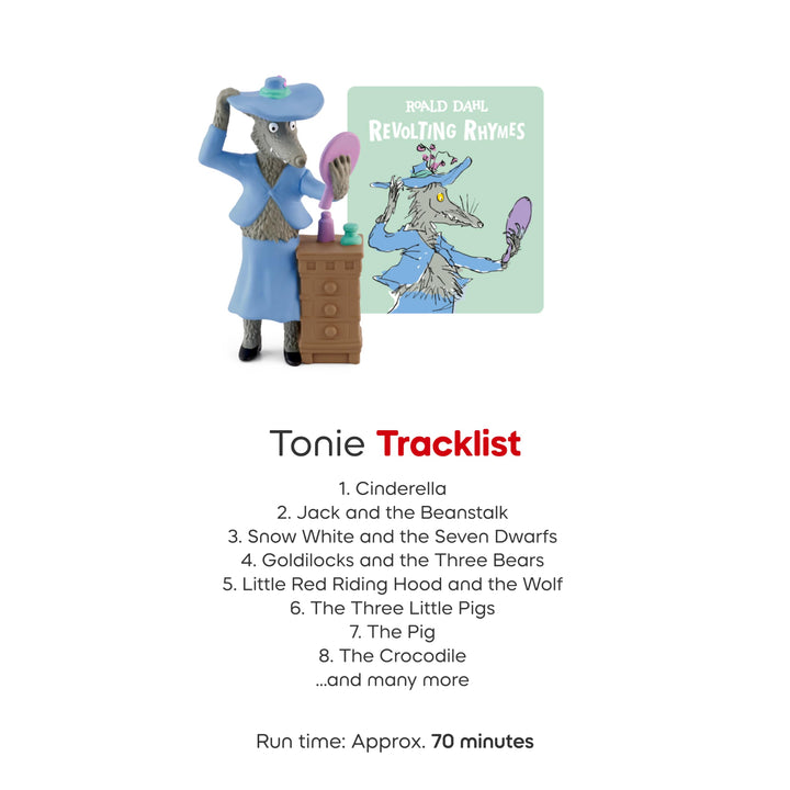 Tonies Revolting Rhymes & Other Stories Audio Toy Figurine from Roald Dahl Retail $17.00