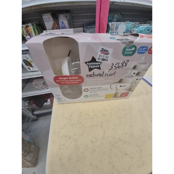Tommee Tippee Natural Start Bottles, Larger Bottle, Leak Proof