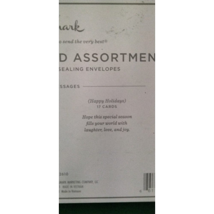 Hallmark 35 Holiday Card Assortment, Self-Sealing Envelopes Retail $20.00