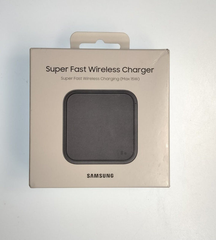 Samsung 15W Wireless Charger  Portable Charger W/ USB Type C Included  Dark Gray