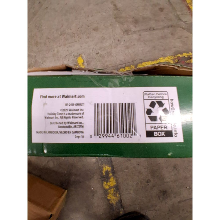 Holiday Time 300 Multicolor Mini Lights, LED, Indoor/Outdoor, Green Wire Retail $20.00