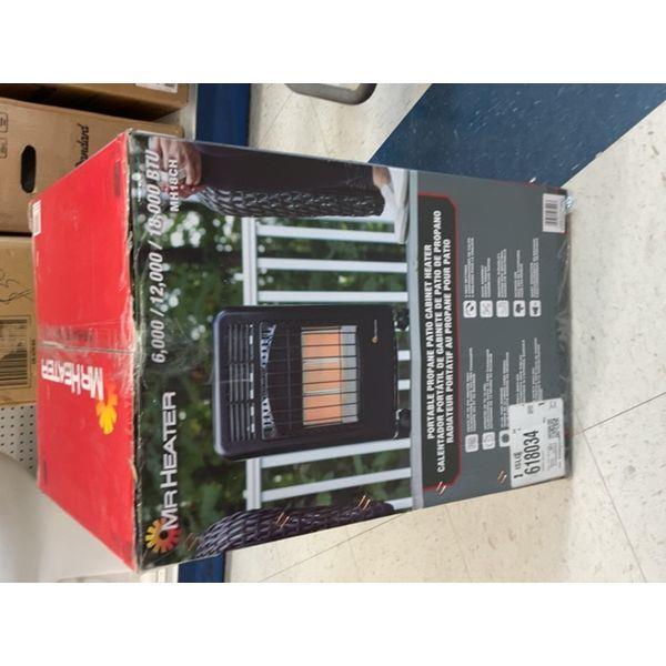Mr. Heater Portable Propane Patio Cabinet Heater - MH18CH Retail $160.00