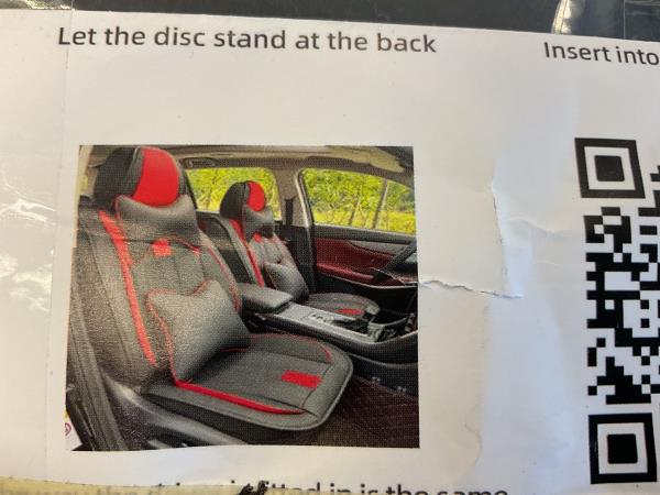 Waterproof leather seat cover 5 full seat covers black Retail $99.00